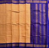 Shakuntala Handwoven Gadwal cotton with silk kuttu border