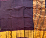 Kaalakhatta handwoven Venkatagiri cotton saree - The Maggam Collective