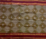 Paarthvi  Kolam block prints Chettinad cotton saree