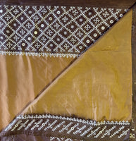 Seema kutch hand embroidery on silk