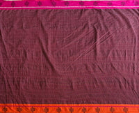 Priyamani handwoven Patteda Anchu saree baby kolam print with blouse