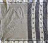 Mandakini handwoven Patteda Anchu saree baby kolam print with blouse