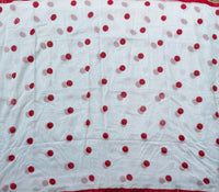 Candy toppers mul cotton saree with polka dots