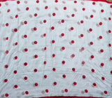 Candy toppers mul cotton saree with polka dots