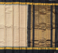 Thangam Handwoven Gadwal cotton-silk with checks