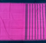 Rani Ponduru handspun and handwoven cotton saree with additional blouse - The Maggam Collective