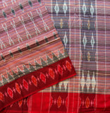 Amazing grace mercerised Puttapaka Ikat cotton saree