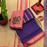 Archita Handwoven Guntur 120 Count Cotton Saree