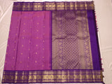 Dha ध Madhavi handwoven pure silk Kanjivaram