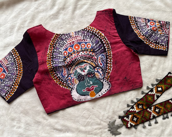 Akhila readymade batik blouse