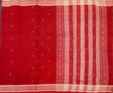 Veedhi chivaruna illu Pasalapudi Handloom saree with blouse - The Maggam Collective