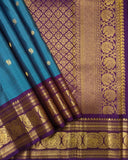 Re रे  Neelambari handwoven pure silk Kanjivaram