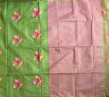 Padmasundari resham organza saree with Jamdani needlework