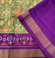 Menaka pure silk Rajkot patola Ikat saree