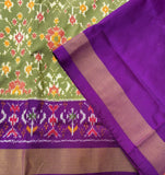 Menaka pure silk Rajkot patola Ikat saree