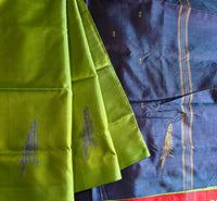 Meenakshi handwoven silk Chinnalampattu with blouse