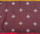 Roshi Dhonekali with Hand block printed kolam - The Maggam Collective