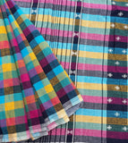 Kalakshetra Multi coloured checks Bhujodi