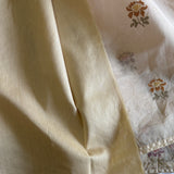 Niratapa cross stitch roses on Kota cotton