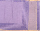 Warrior princess handwoven Mangalgiri with hand block printed kolams - The Maggam Collective