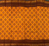 Shraddha hand printed Sungudi saree with Kolam