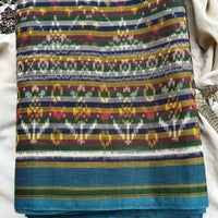 Paramatmika multicoloured cotton Patola Ikat saree