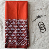 Pratishta kutch hand embroidery on silk