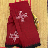 Kamsamitha Dhonekali with Hand block printed kolam - The Maggam Collective