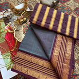 Nimisha Handwoven Guntur 120 Count Heritage Cotton Saree