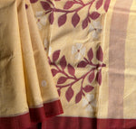 Desert Daydreams handwoven cotton Tangail saree