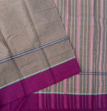 Omana handwoven Narayanpet cotton saree - The Maggam Collective