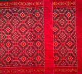 Gulkand - handwoven double Ikat, mercerised cotton