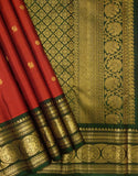 Pa पा Senthamarai handwoven pure silk Kanjivaram