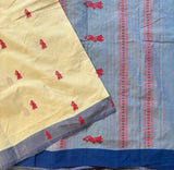 Chitrangada handwoven Siddipet gollabhama fine yarn saree with blouse - The Maggam Collective