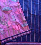 Ushika zero zari pure silk handwoven kanjivaram saree
