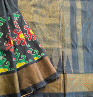 Priyamvada pure silk Ikat saree