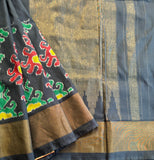 Priyamvada pure silk Ikat saree