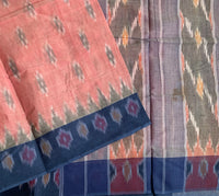 Lost love of the Kinnera - Handwoven Ikat on Kora cotton