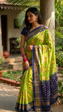 Anasuya pure silk Rajkot style Ikat saree