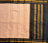 Malavika Handwoven Gadwal cotton with silk kuttu border