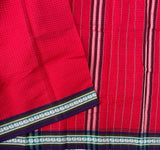 Vandana handwoven Narayanpet cotton saree - The Maggam Collective