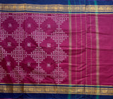 Ojaswi  Kolam block prints Chettinad cotton saree