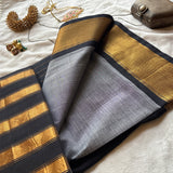 Parched Handwoven Guntur 120 Count Heritage Cotton Saree