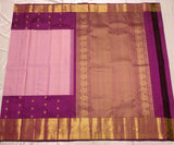 I’m a Barbie girl handwoven pure silk Kanjivaram saree