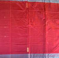 Kukkal tapestry - handwoven silk Chinnalampattu