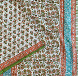 Aadarshini - Sanganeri block printed mul cotton saree