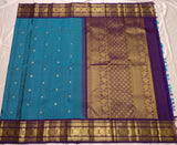 Re रे  Neelambari handwoven pure silk Kanjivaram