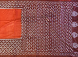 Pratishta kutch hand embroidery on silk