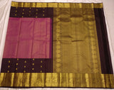 Dawn handwoven pure silk Kanjivaram saree