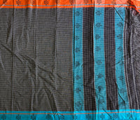 Chetana handwoven Patteda Anchu saree baby kolam print with blouse